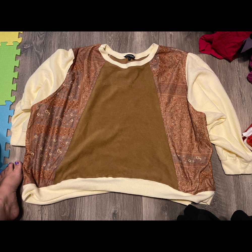 DAVI & DANI Fleece Top